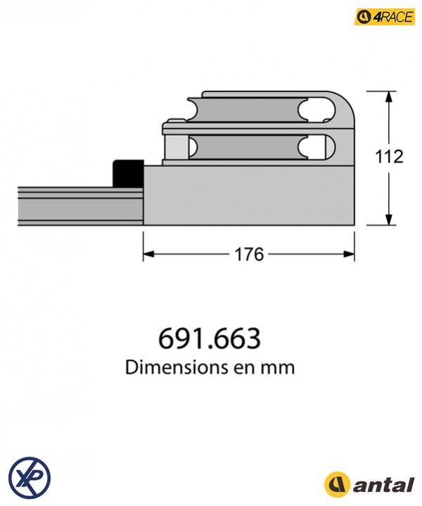 691.663-embout de rail