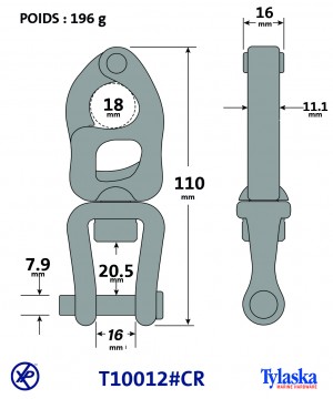 TY1012#CR-Mousqueton à gachette