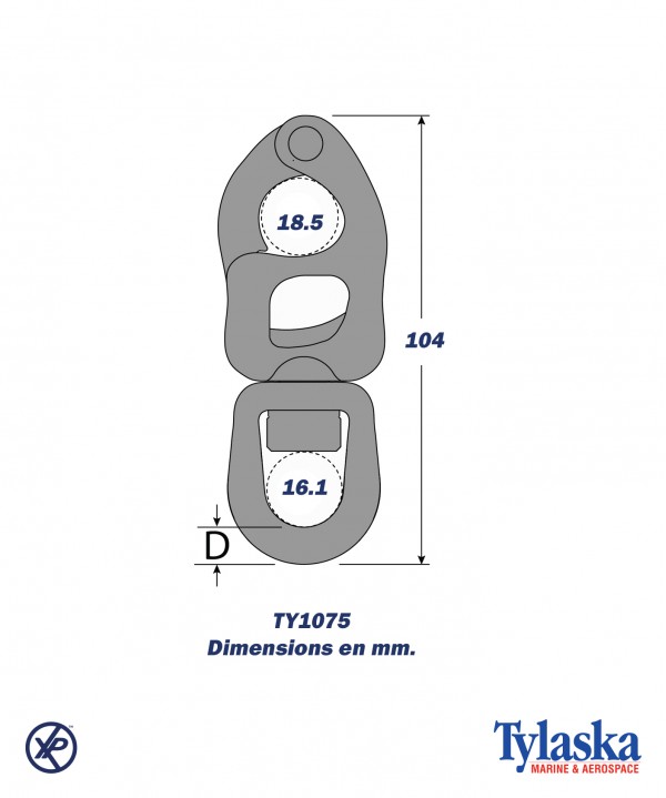 TY1075-RD-Mousqueton Light air