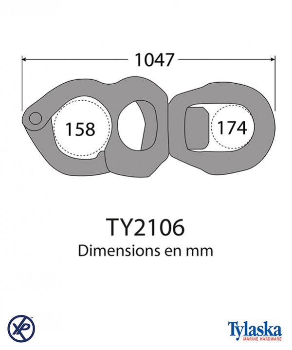 TY2106-Mousqueton à gachette