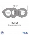 TY2106-Mousqueton à gachette