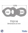 TY2110-Mousqueton à gachette