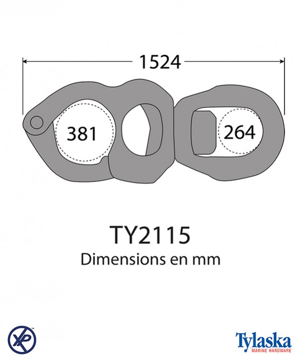 TY2115-Mousqueton à gachette