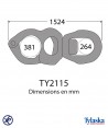 TY2115-Mousqueton à gachette