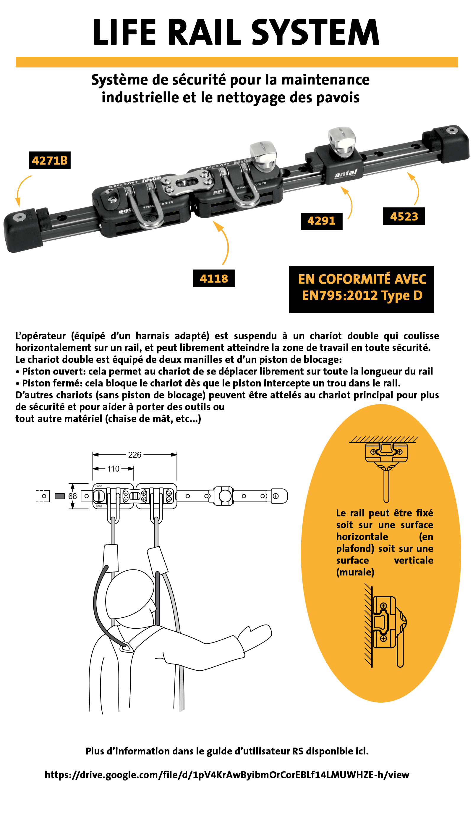 life rail system